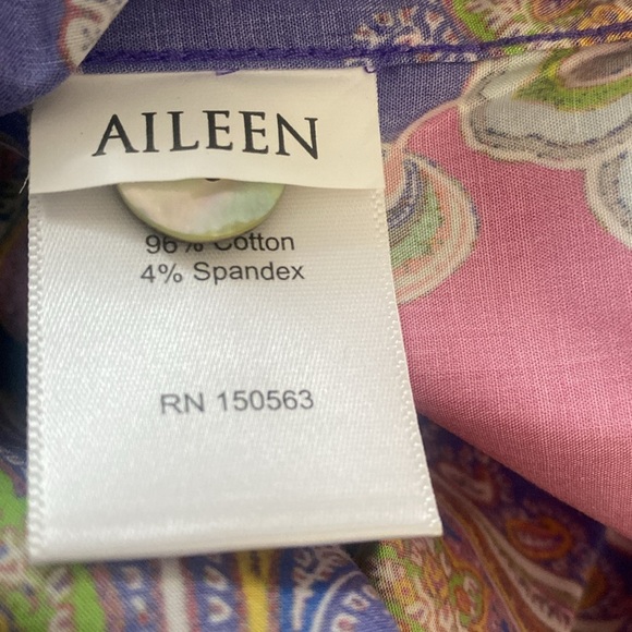 NWT HINSON WU Vibrant Paisley Blouse - Picture 7 of 8